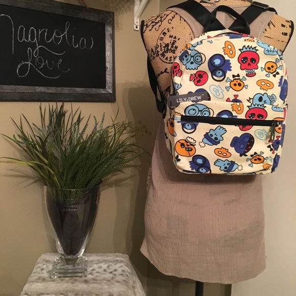 lily & drew lightweight canvas backpack